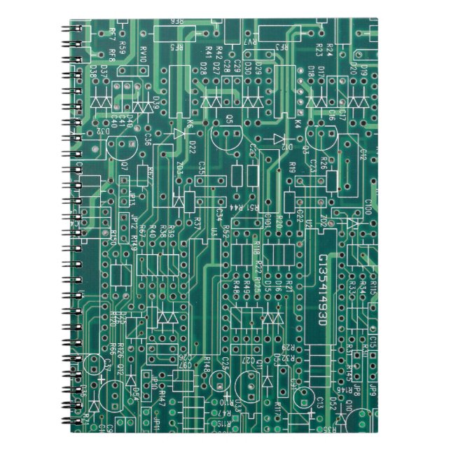 Electric circuit layout notebook (Front)