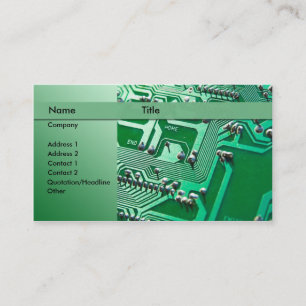 electric circuits - technician business card