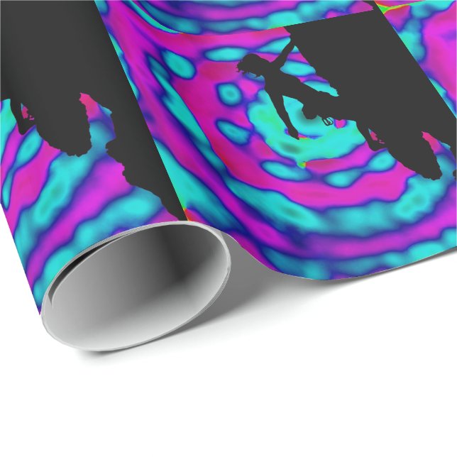 electric climber art gift wrapping paper (Roll Corner)