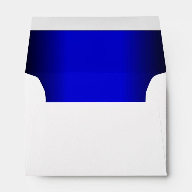 Electric Cobalt Blue Customised Envelope (Back (Bottom))