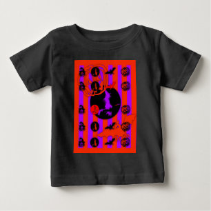 Electric Colours Halloween Black Baby Tee