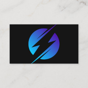 Electric Company - Electrician - Bolt Business Card
