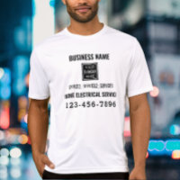 Electric Company Service QR code Logo Custom Work