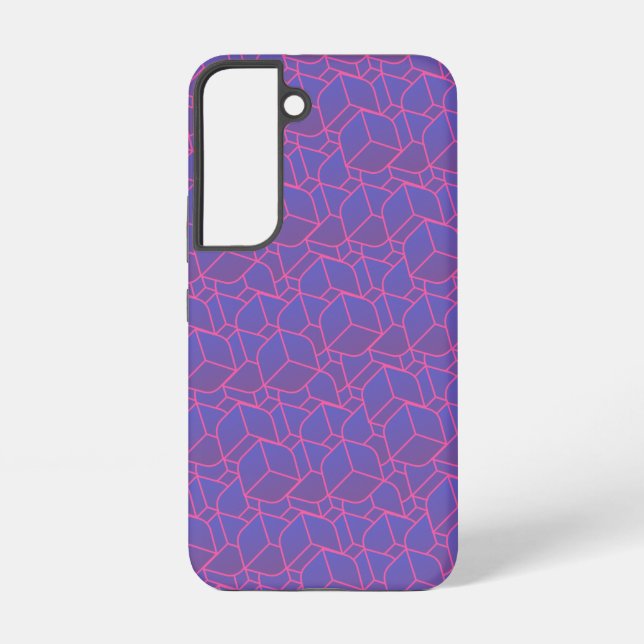 Electric Cubes Samsung Galaxy S22 Case (Back)
