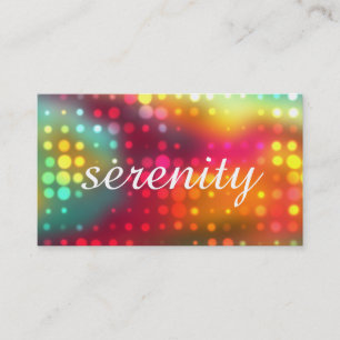 Electric Dots Customisable Business Card