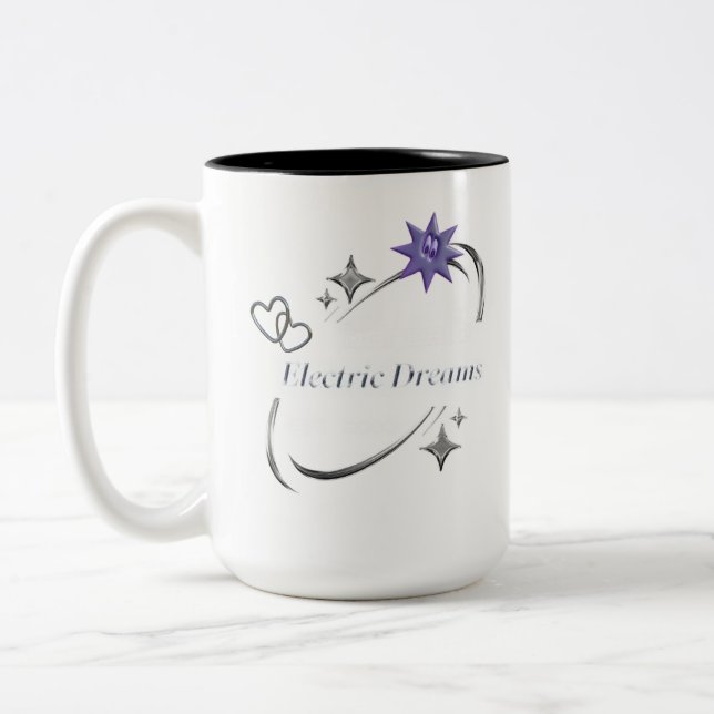 Electric Dream Two-Tone Coffee Mug (Left)