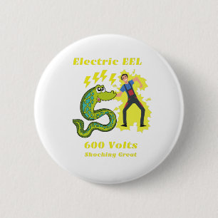 Electric EEL 6 Cm Round Badge