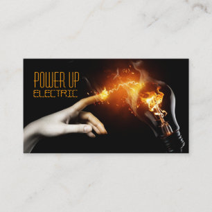 Electric, Electrician, Electricity Business Card
