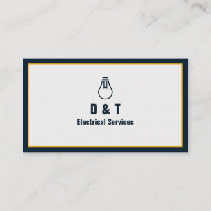 Electric, Electrician, Electricity Business Card