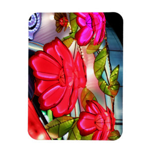 Electric Elegance in Rose  Magnet