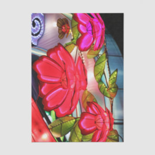 Electric Elegance in Rose  Tissue Paper
