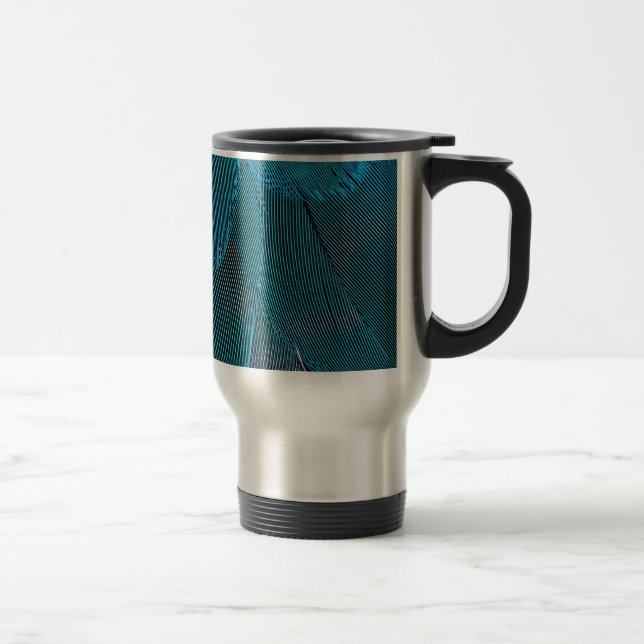 electric feathers travel mug (Right)