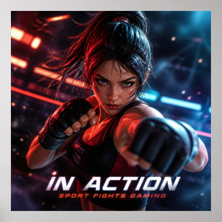Electric Fighter Focus and Motion Poster