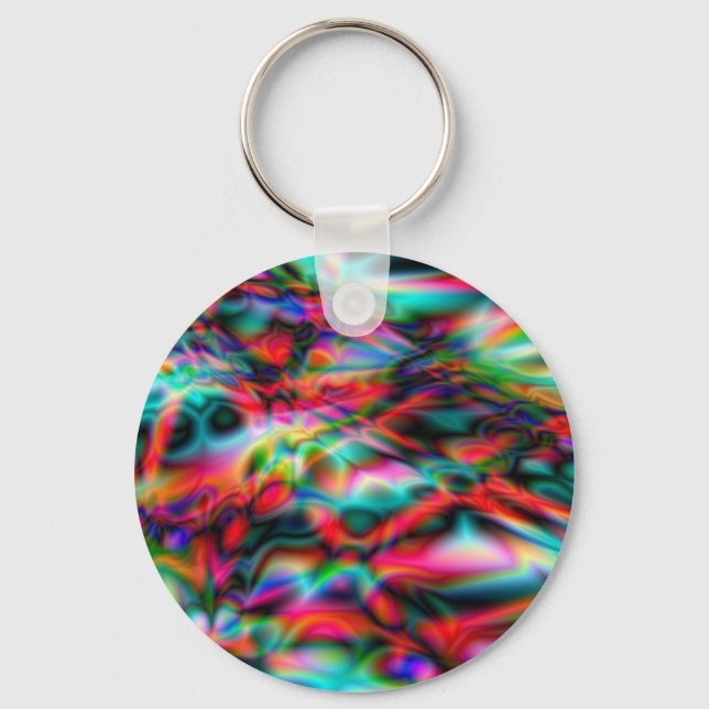 Electric Flames Key Ring (Front)