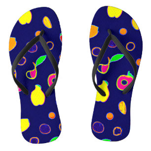 Electric Fruit Fiesta Design Jandals