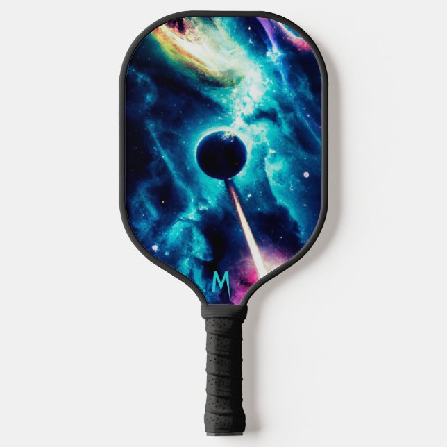 Electric Galaxy Pickleball Paddle (Front)