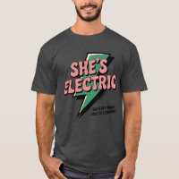 Electric Girl – Retro Lightning Bolt