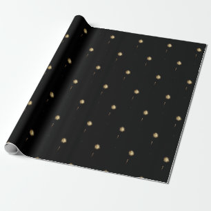 Electric Gold Firework iPhone Wallet Case Wrapping Paper