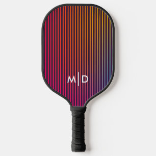 Electric Gradient Monogram Pickleball Paddle