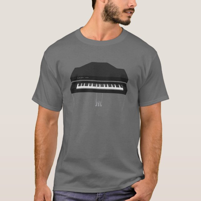 Electric Grand Piano: 3D Model: T-Shirt (Front)