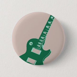 Electric Guitar 6 Cm Round Badge