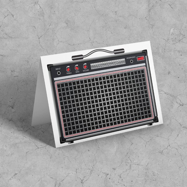 Electric Guitar Amplifier Card (Creator Uploaded)