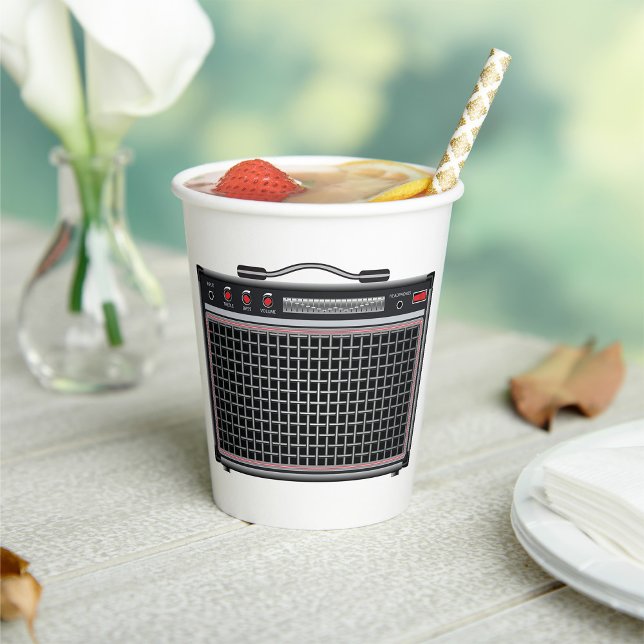 Electric Guitar Amplifier Paper Cups (Creator Uploaded)
