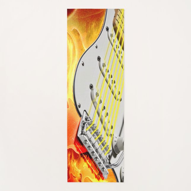 Electric Guitar Art 2 Yoga Mat (Front)