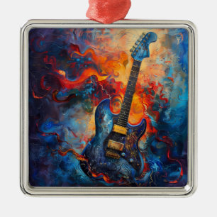 Electric Guitar Art Ornament