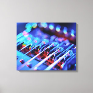 Electric Guitar Bridge Canvas Print