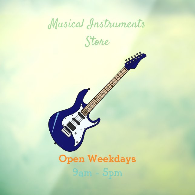 Electric guitar cartoon illustration (Sheet 3)