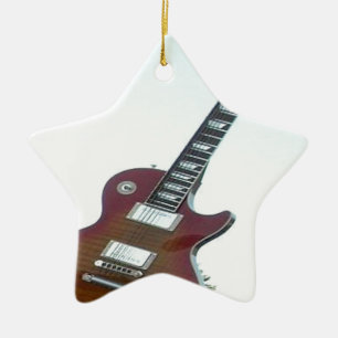 Electric Guitar Ceramic Tree Decoration