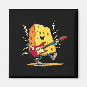 Electric Guitar Cheese Costume for Dairy and Rock Magnet