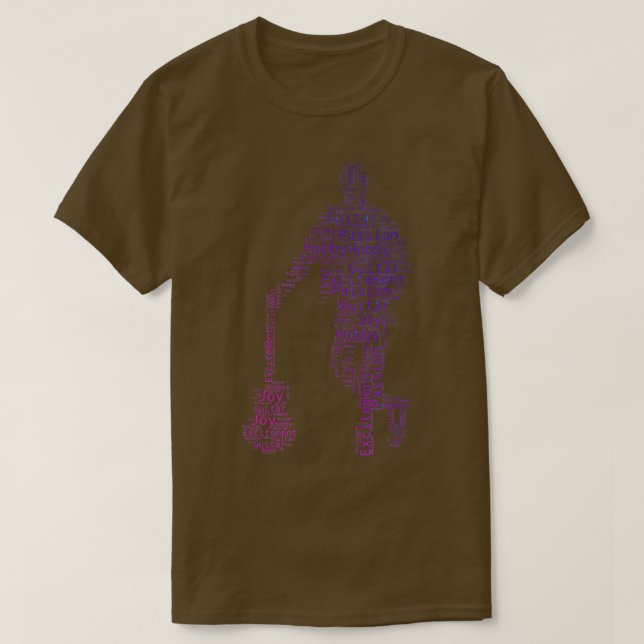 Electric guitar classical guitar  T-Shirt (Design Front)