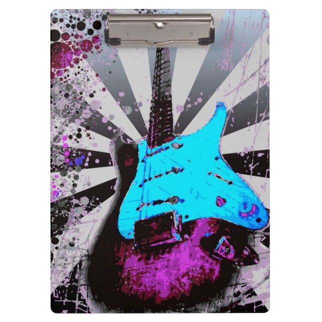 Electric Guitar Clipboard (Front)