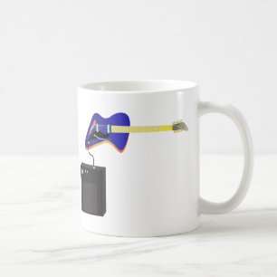 electric guitar coffee mug
