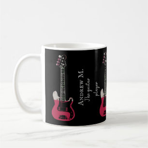 Electric-guitar / guitarist coffee mug