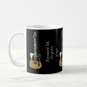 Electric-guitar / guitarist coffee mug