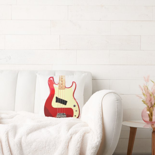 Electric Guitar in Red Cushion (Couch)