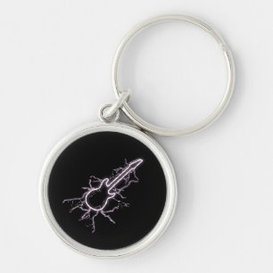 Electric Guitar Key Ring