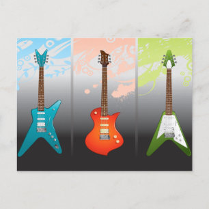 Electric Guitar Lovers Dream Postcard