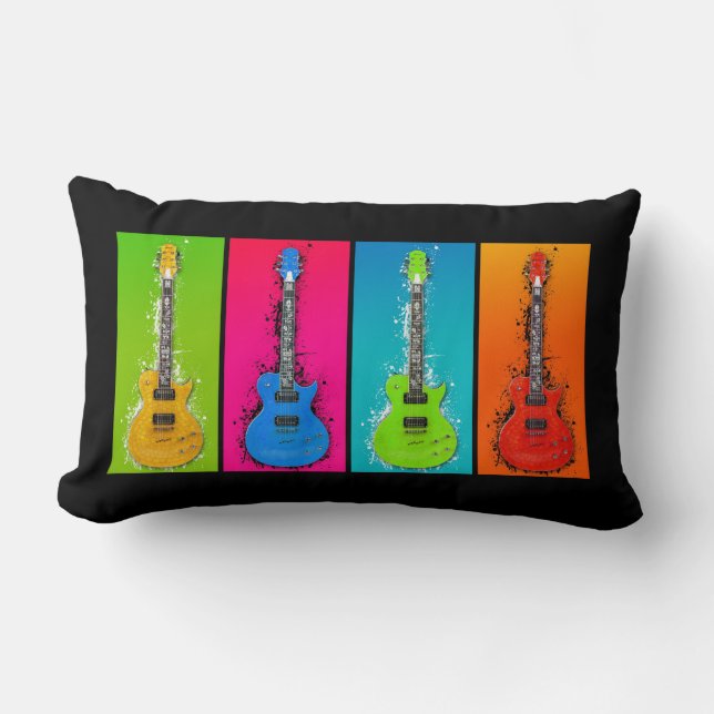 Electric Guitar Lumbar Cushion (Front)