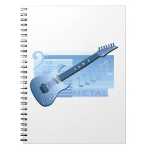 electric guitar metal blue.png spiral notebook