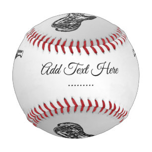 Electric Guitar Monogram  Baseball