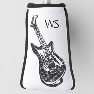 Electric Guitar Monogram Golf Head Cover