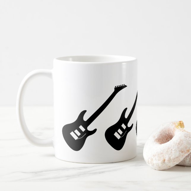 Electric Guitar Mug (With Donut)