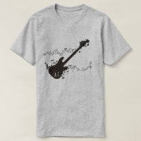 Electric Guitar & Music Notes Personalised Gift