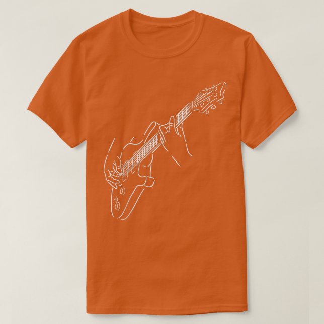 Electric guitar music  T-Shirt (Design Front)