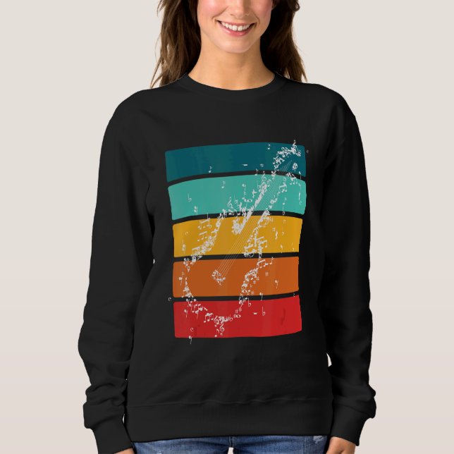 Electric Guitar Musical Artist Guitarist Player St Sweatshirt (Front)
