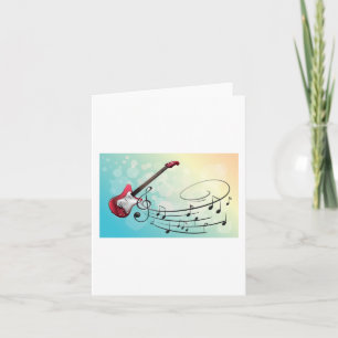 Electric Guitar Musical Notes